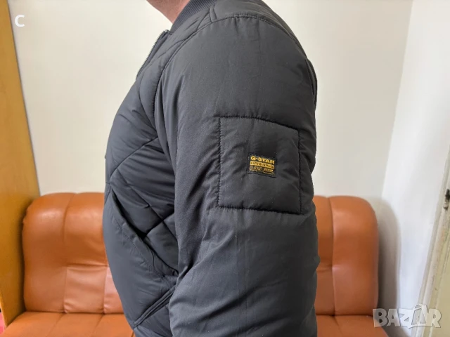 Чисто ново зимно черно мъжко яке G-Star Original!, снимка 1