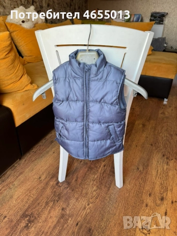 ПОДАРЯВАМ Детска тъмно сива грейка