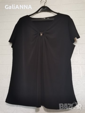 СТРАХОТНА И СТИЛНА БЛУЗА ОТ ЛИКРА РАЗМЕР 2XL-3XL, снимка 2 - Туники - 38097852