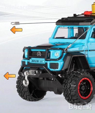 Метални коли: Mercedes G63 6×6, снимка 2 - Колекции - 52446679