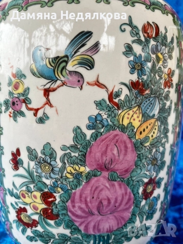 Прекрасна китайски ваза , снимка 5 - Вази - 51840051