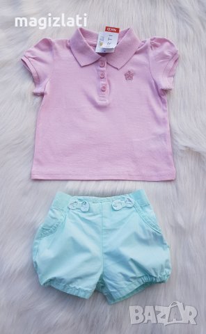 Нова тениска с якичка 3-6 месеца, снимка 2 - Бебешки блузки - 32973539