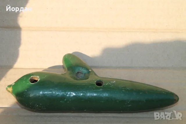 Стар Български керамичен музикален инструмент  ''Окарина''