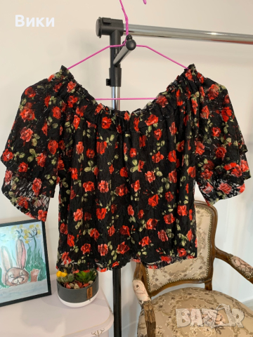 Дамска блуза в размер S/М, снимка 12 - Корсети, бюстиета, топове - 44922565