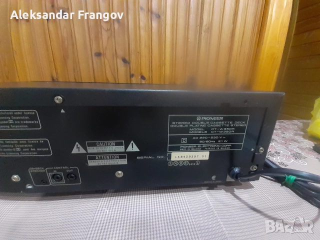 PIONEER CT - W 350 R , снимка 5 - Декове - 52775271