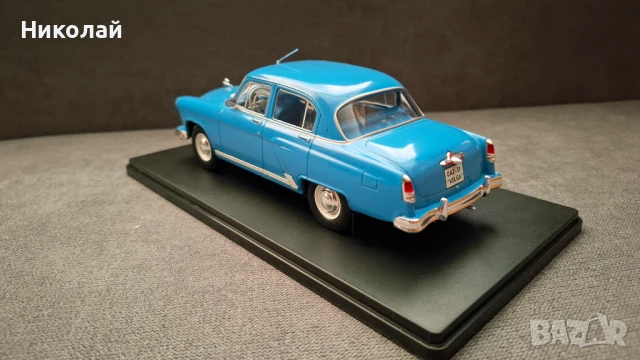 1960 GAZ M21 Volga 1:24 Hachette/Whitebox Diecast Колекционерски модел количка, снимка 6 - Колекции - 50966712