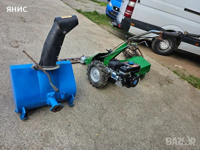 ИТАЛЯНСКА ПАЛЦОВА КОСАЧКА/МОТОБЛОК. ФРЕЗА И СНЕГОРИН..ПЕРФЕКТНА , снимка 9 - Градинска техника - 50289475