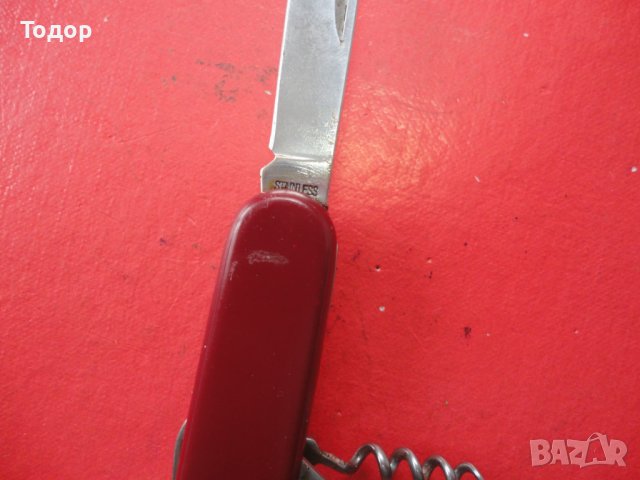 Немски туристически нож с вилица и лъжица , снимка 3 - Ножове - 40626993