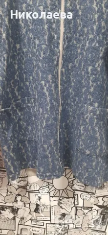 Макси жакет/ яке-размери :60,62,66, снимка 3 - Жилетки - 47494416