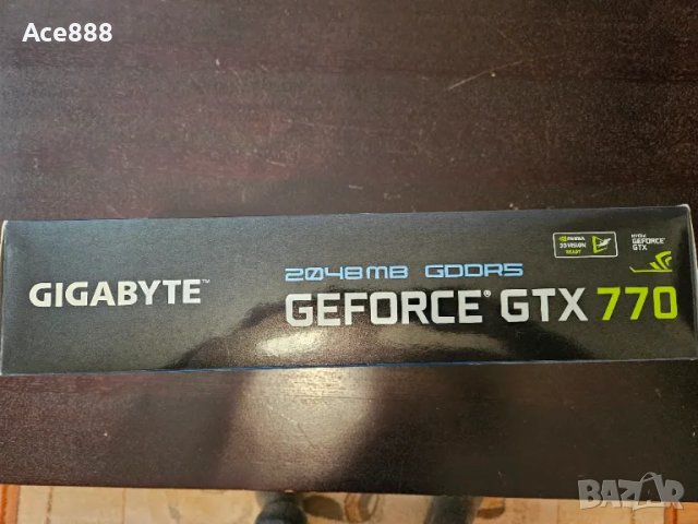 Продавам видеокарта Nvidia GIGABYTE GTX 770 WindForce 3X OC 2GB, снимка 2 - Видеокарти - 47679060