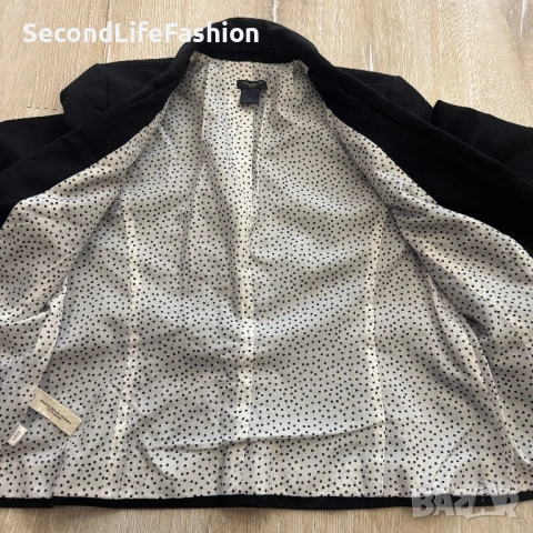 Дамско сако Ann Taylor Petite, размер 10P, черно, снимка 5 - Сака - 53412933