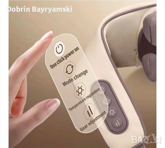 Масажор за врат SeveShop Smart Heat Pain Relief Relax Physiotherapy 5D Deep Dual Mode, снимка 5 - Масажори - 53188145