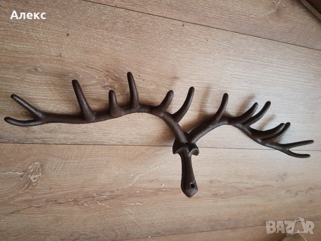 Огромна чугунена закачалка– 63см