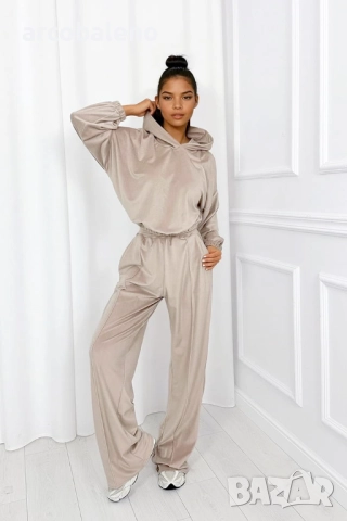 Дамски велурен комплект от две части Cloud, 3цвята , снимка 7 - Комплекти - 52699136