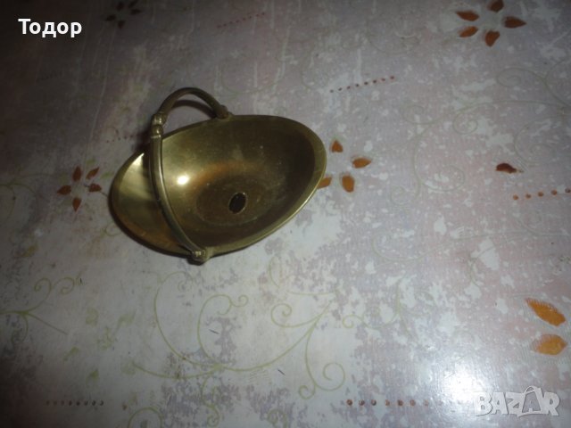 Бронзова купа поднос фигура Gilde, снимка 8 - Колекции - 43771234