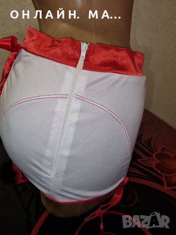 Комплект медицинска сестра/с м л , снимка 4 - Корсети, бюстиета, топове - 38816081