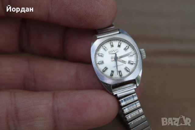 Швейцарски автоматичен часовник ''BWC , снимка 10 - Дамски - 50728334
