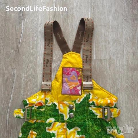 Винтидж дамски ски гащеризон Phenix, ретро флорални панталони за сноуборд, размер S, снимка 3 - Зимни спортове - 52500217