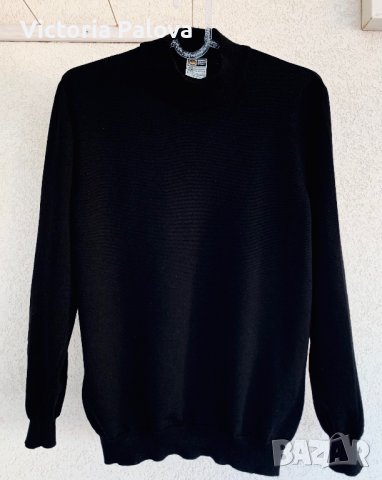 Луксозно поло/полуполо унисекс,100% меринос, снимка 1 - Блузи с дълъг ръкав и пуловери - 39114182