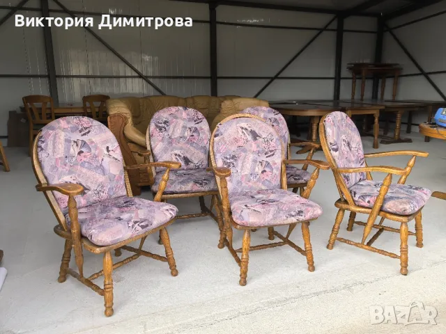 Комплект от 5 кресла, снимка 9 - Столове - 48550576