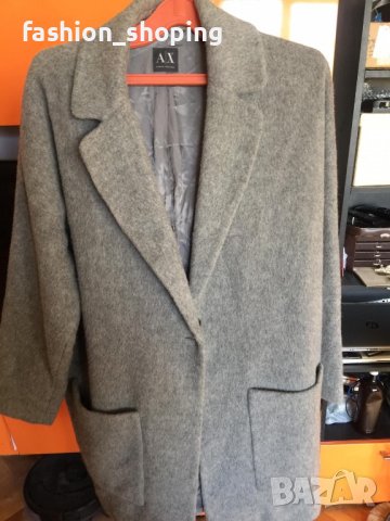 Дамско палто Armani Exchange ( вълна и мохер), снимка 7 - Палта, манта - 38429343
