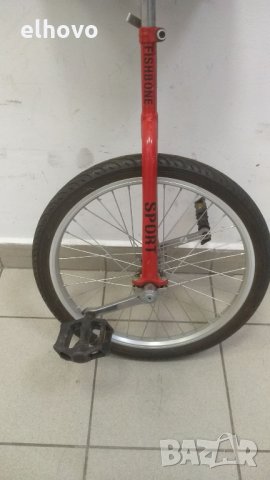 Велосипед едноколесен Fishbone Sport - червено, снимка 4 - Велосипеди - 35134484