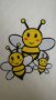 Ръчно изработени пчелички от филц-12 см,20 см.и 27 см., снимка 1