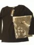 Чисто нова черна блуза дълъг ръкав, с етикета , изчистена , памук+еластан , различни рри, гарваново , снимка 9