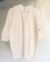 UNIQLO красива блуза кокон екрю, снимка 1 - Блузи с дълъг ръкав и пуловери - 44126041