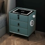 Интелигентно нощно шкафче Smart Heater, USB и Type-C порт, Bluetooth, зелен, снимка 2
