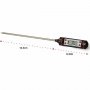 Кухненски термометър дигитален електронни за течности със сонда пръчка цена нов, снимка 10