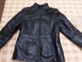 Черно яке от ЕСТЕСТВЕНА КОЖА с подплата тънка вата , снимка 4