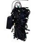 Цветни коледни лампички с черен кабел, снимка 4