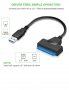 Кабел USB 3.0 / 22 pin SATA конвертор за 2,5 хардиск за лаптоп компютър HDD, снимка 4