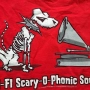 VTG Misfits Records Hi-Fi Scary-O-Phonic Sound Band Punk Red T-Shirt, снимка 2
