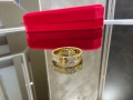 CARTIER Love Band Gold Paved Diamonds Пръстен, снимка 1