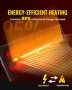 Нови 4 броя Мощна 500W R7S Халогенна Крушка, Инфрачервено Отопление, Регулируема, снимка 4