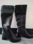 Дамски ботуши на дебел ток, снимка 3