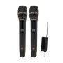 2бр. професионални микрофини безжични, Метална решетка, 6.35 мм,USB,UHF, снимка 1