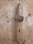 Стара ръчно кована кирка инстромент ковано желязо, снимка 1