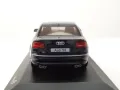 Audi S8 D3 2010 - мащаб 1:43 на SOLIDO моделът е нов в PVC дисплей-кейс, снимка 6
