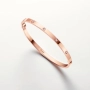 CARTIER Love Rose Gold 10 Diamonds Small Model Гривна с Отверка, снимка 9