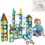 Магнитен конструктор Път с топчета Creative Magnetic Building Bloc - 108 части, снимка 1