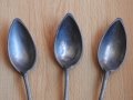  3 бр. готически калаени оловни лъжици пютър pewter, снимка 3