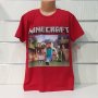 Нова детска тениска с дигитален печат MINECRAFT (Майнкрафт), снимка 1 - Детски тениски и потници - 33538191