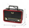 Ретро( Винтидж)Радио Kemai MD-1907BT FM Bluetooth USB SD AUX, снимка 4
