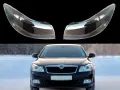 Стъкла (капаци) за фарове за Skoda Octavia 2 Facelift, снимка 1
