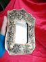 Старинно Настолно Огледало с Месингов обков , снимка 6