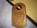ГОРУБСО Стара МАСИВЕН БРОНЗ с ПОЗЛАТА Рядка ЕМБЛЕМА СОЦ НРБ КОЛЕКЦИОНЕРСКА НАХОДКА ЗНАК ПЛАКЕТ 30960, снимка 13