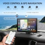 Нов CarPlay Android Auto 9'' Екран 4K Dash Cam GPS Навигация кола автомобил, снимка 3